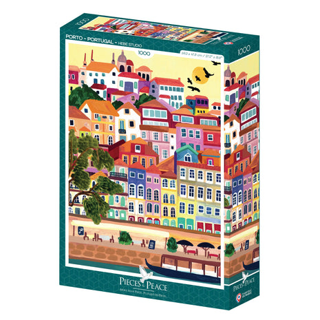 Puzzle 1000 Pièces - Porto Ribeira- Portugal