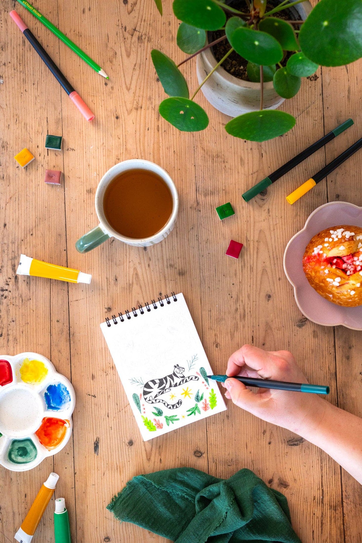 Coloring book A6 - Wild