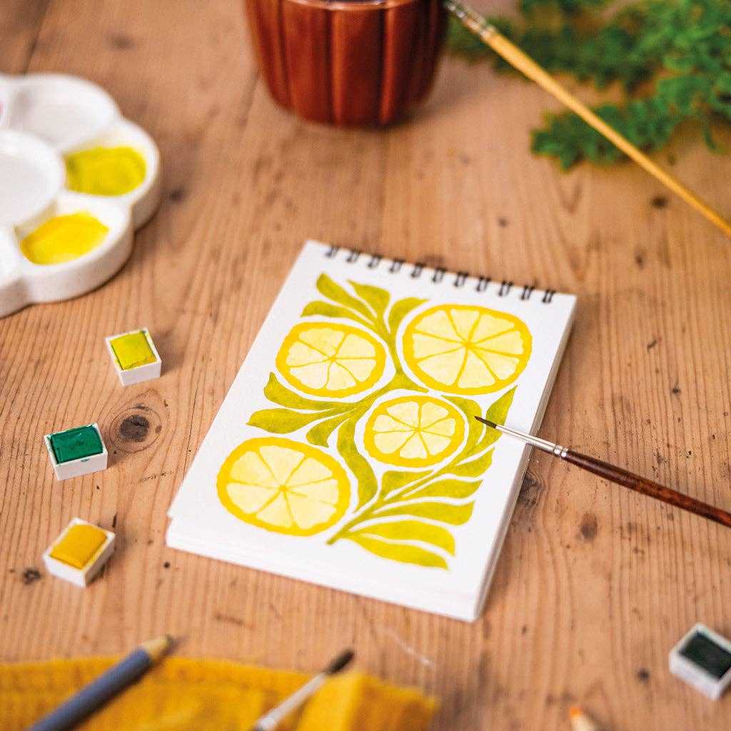 Coloring Book A6 - Tropical