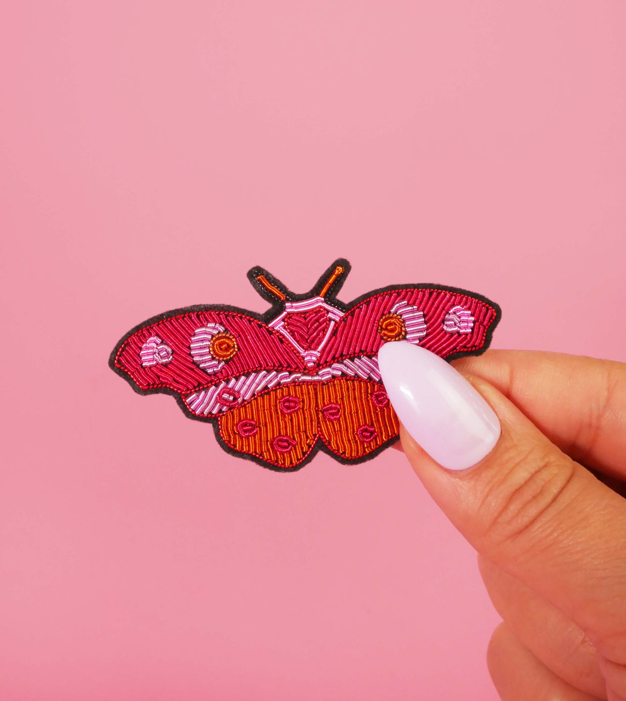 Broche Papillon Amour
