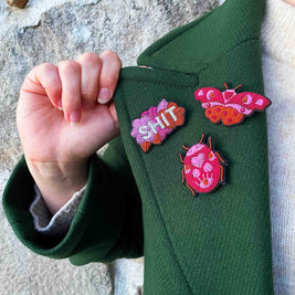 Broche Papillon Amour