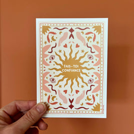 Carte postale Fais-toi confiance