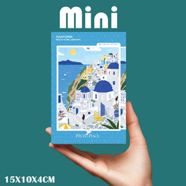 Mini-Puzzle 96 Pièces • Santorin