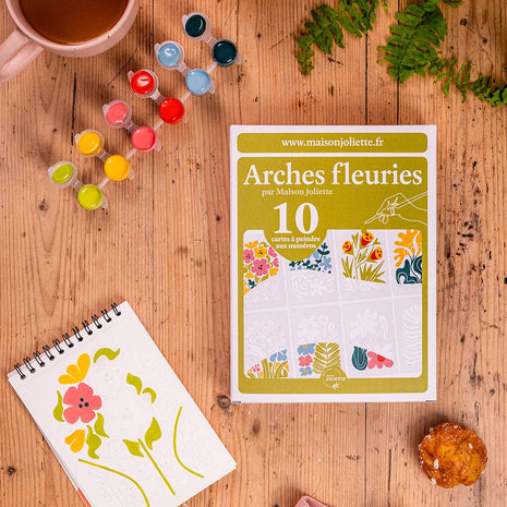 Peinture aux numéros - Arches fleuries