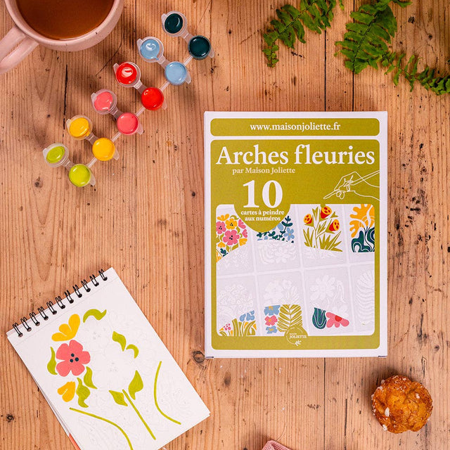 Peinture aux numéros - Arches fleuries