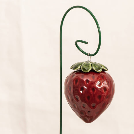 Fraise en céramique avec sa tige