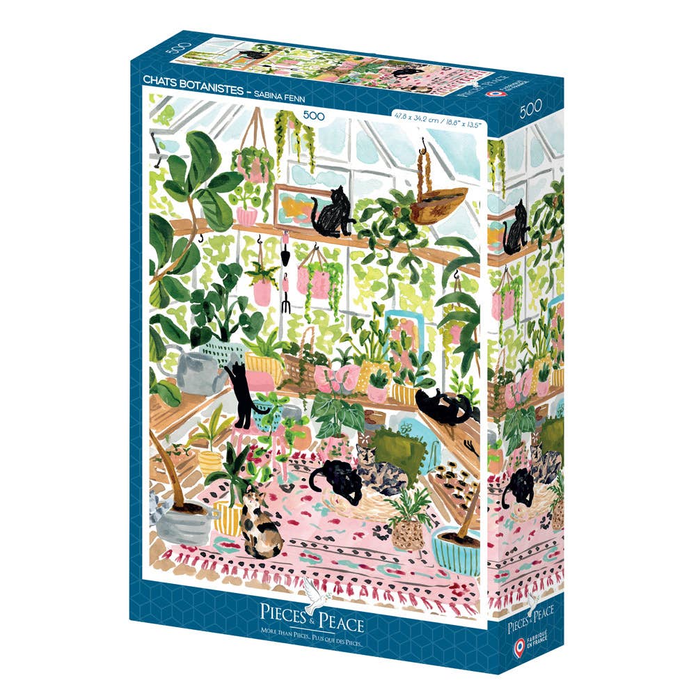 Puzzle 500 Pièces • Chats Botanistes