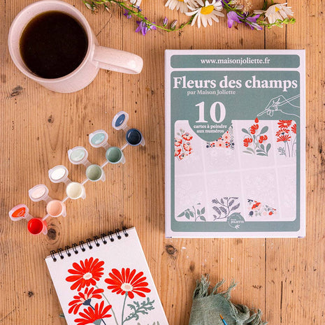 Peinture aux numéros - Fleurs des champs