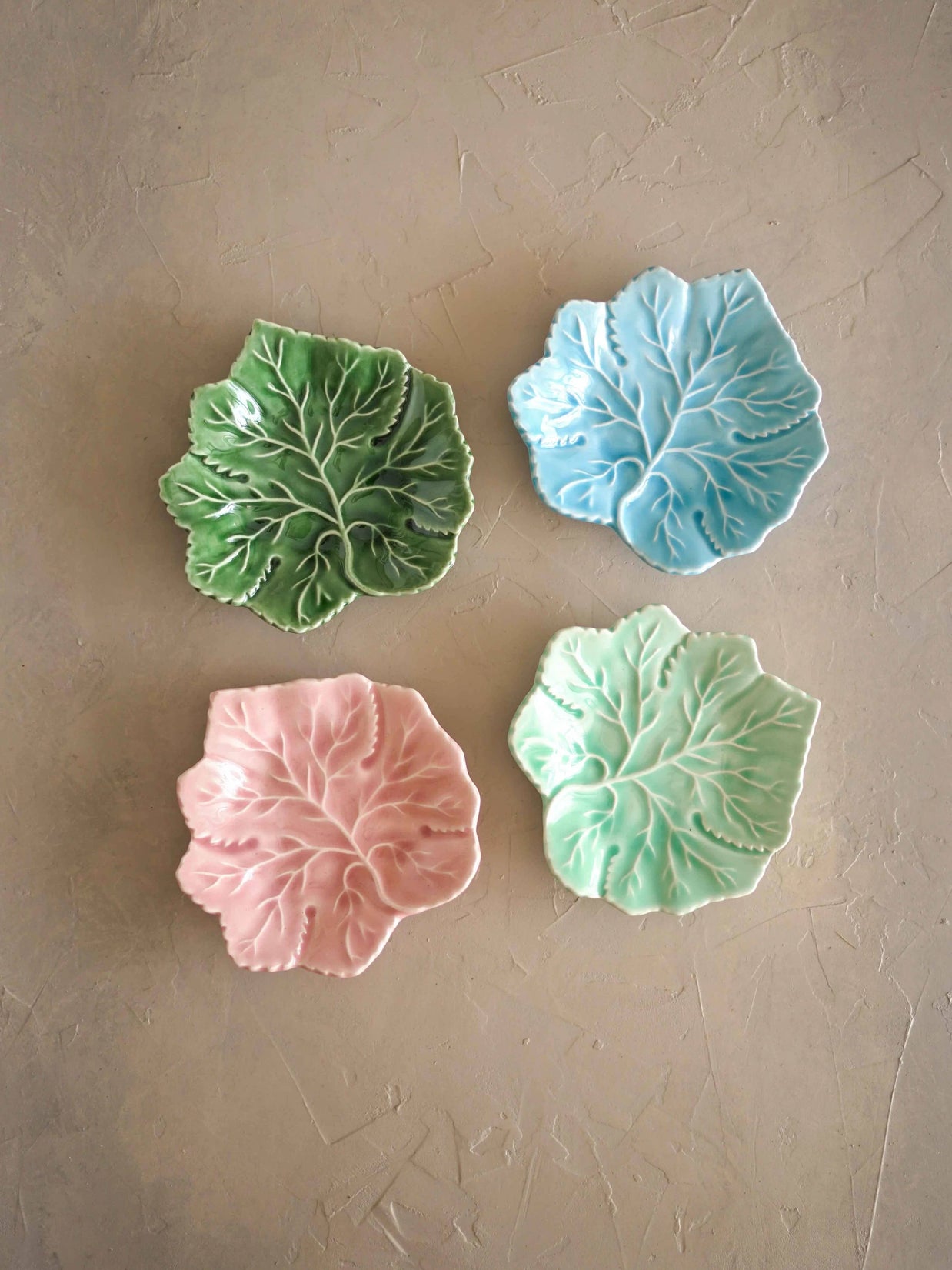 Coupelle feuille de vigne en céramique