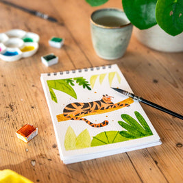 Coloring book A6 - Wild