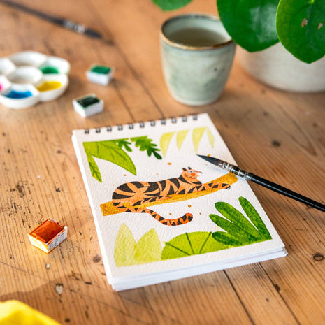 Carnet de coloriage A6 - Wild