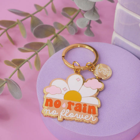 Porte-Clé No Rain No Flower