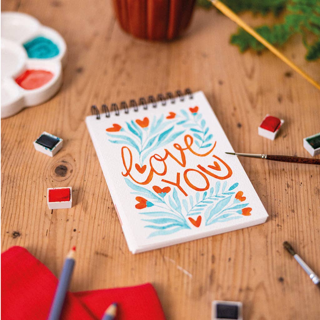 Coloring book A6 - Love