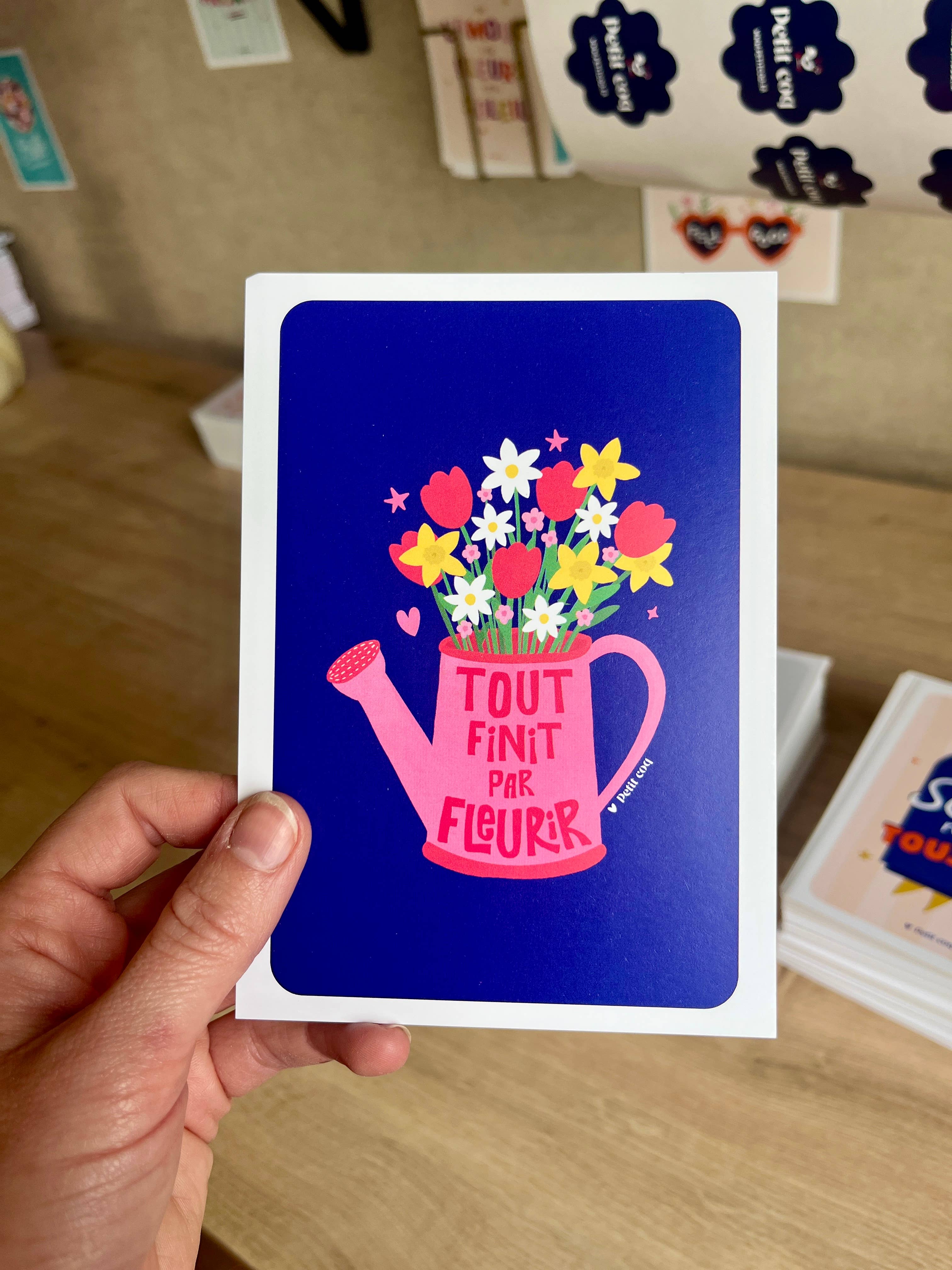 Carte postale Fleurir