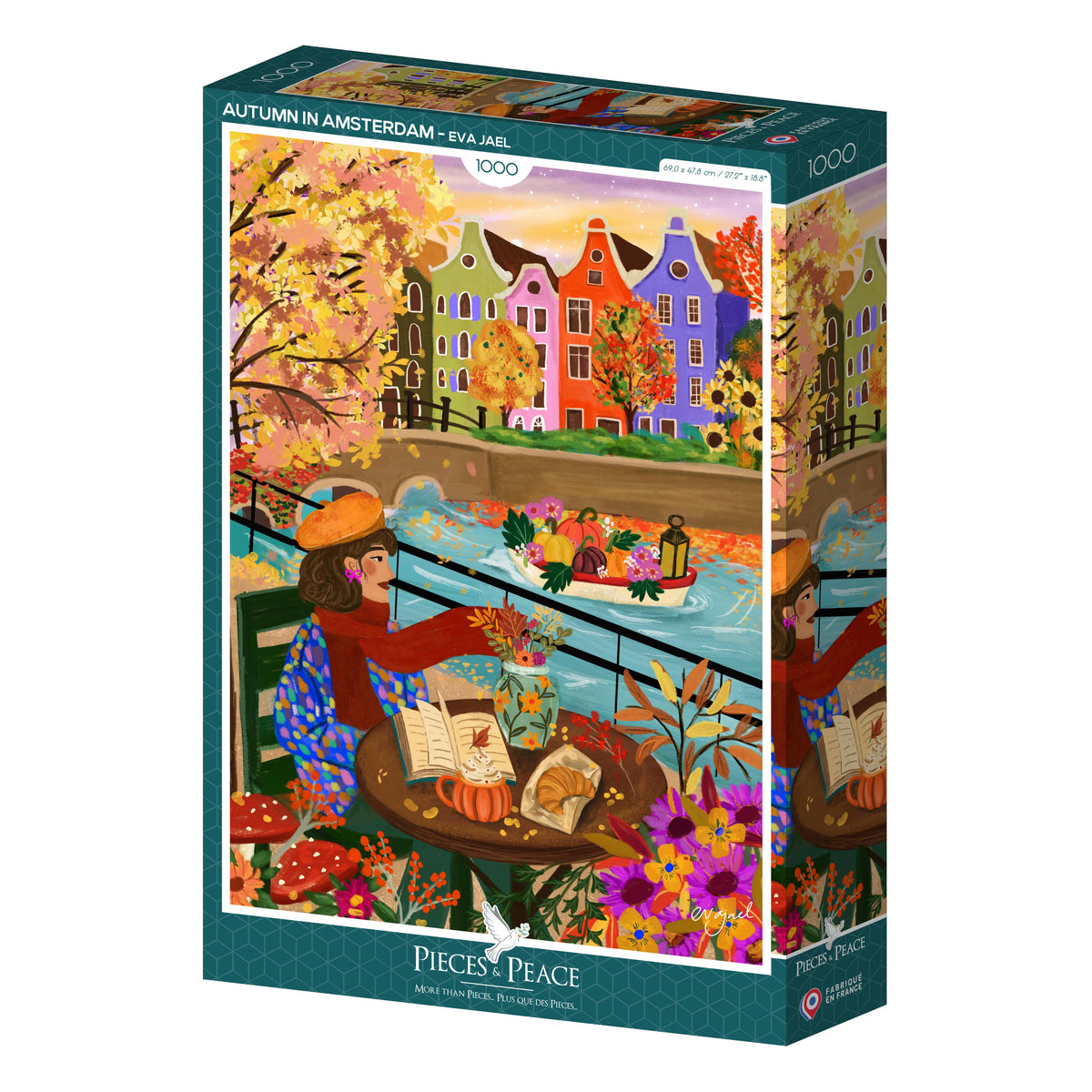 Puzzle 1000 Pièces • L'Automne à Amsterdam