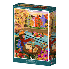 Puzzle 1000 Pièces • L'Automne à Amsterdam