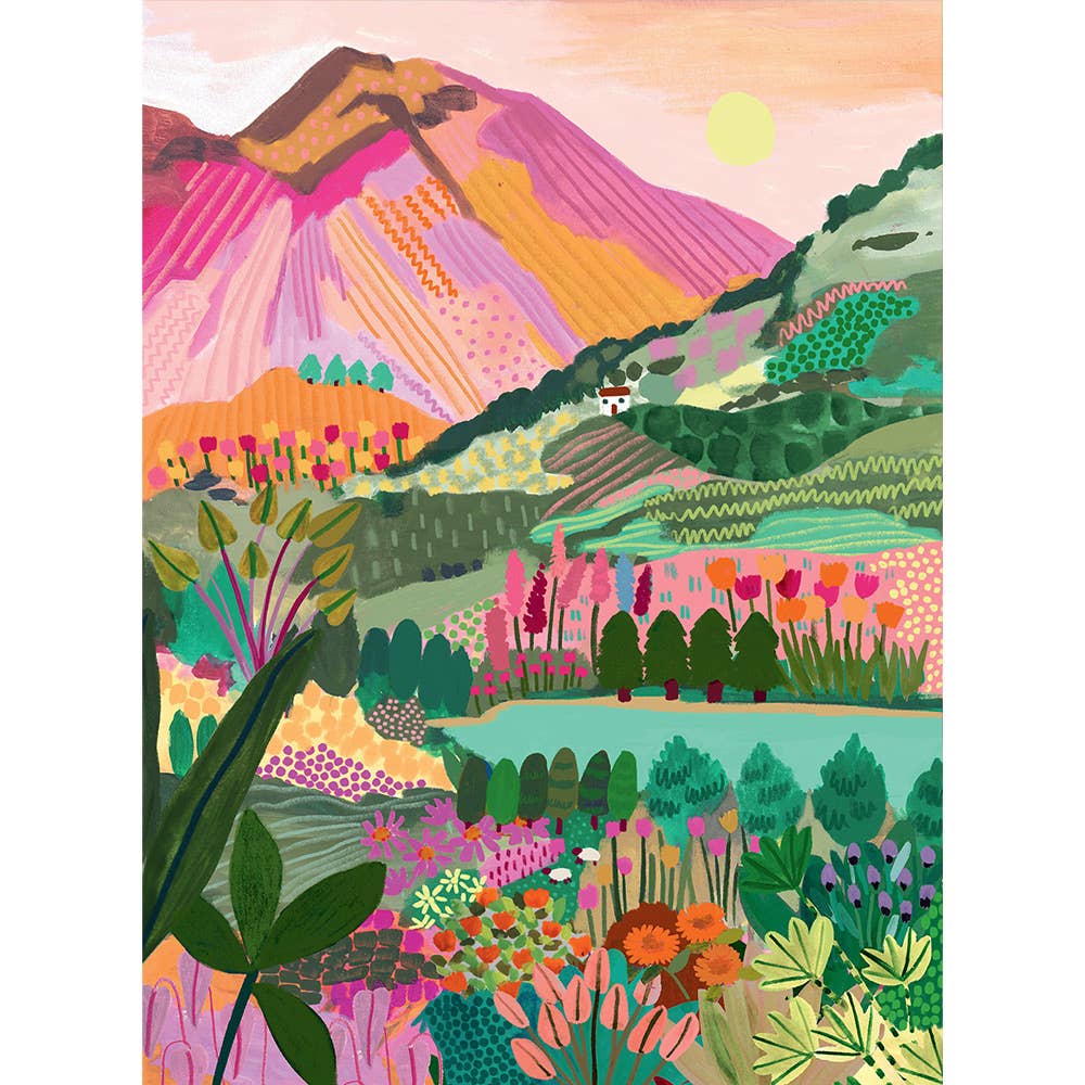 Mini-Puzzle 96 Pièces • Rainbow Mountain