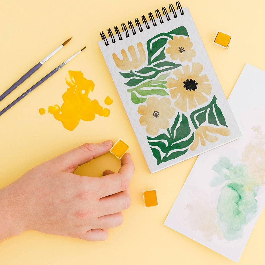 Coloring Book A6 - Tropical