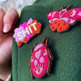 Broche Papillon Amour