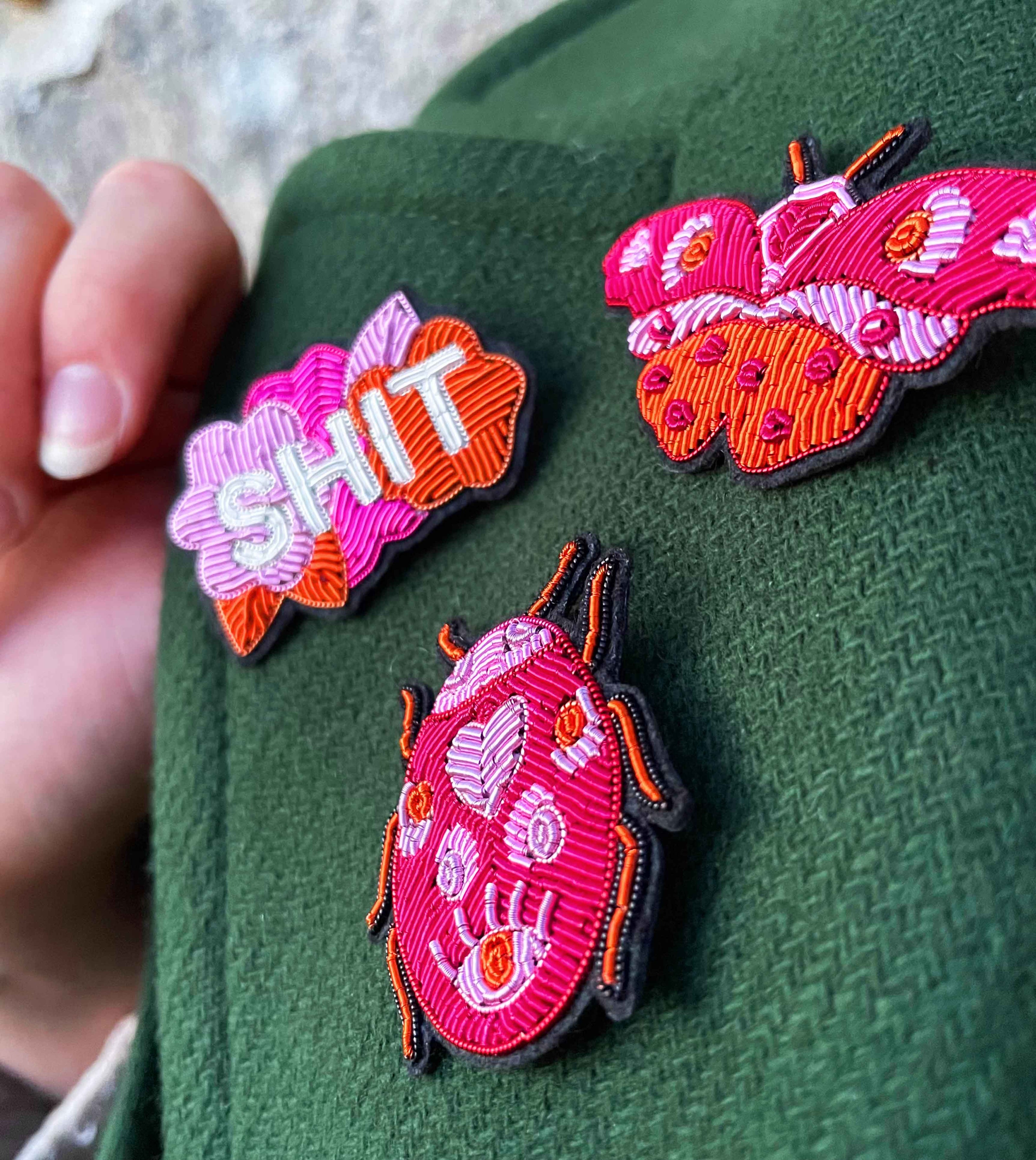 Broche Papillon Amour
