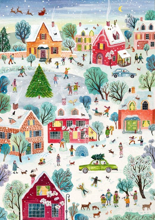 Puzzle 2000 Pièces - Le Village Enchanté de Noël