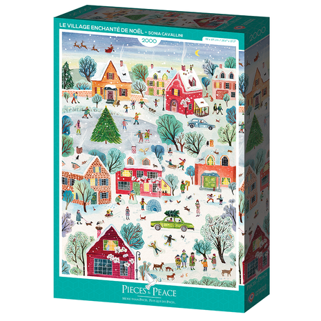 Puzzle 2000 Pièces - Le Village Enchanté de Noël
