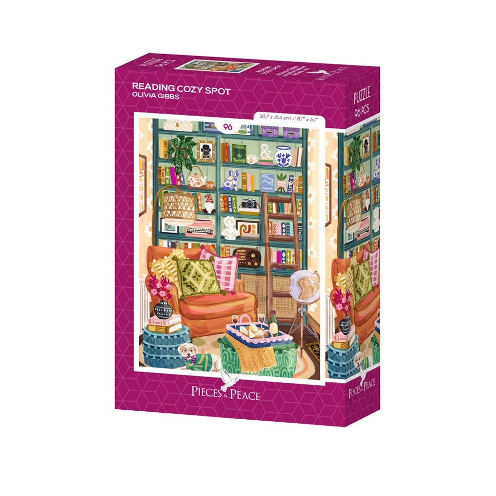 Mini-Puzzle 96 Pièces • Reading Cozy Spot
