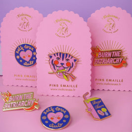 Pin'S Burn The Patriarchy Limistic