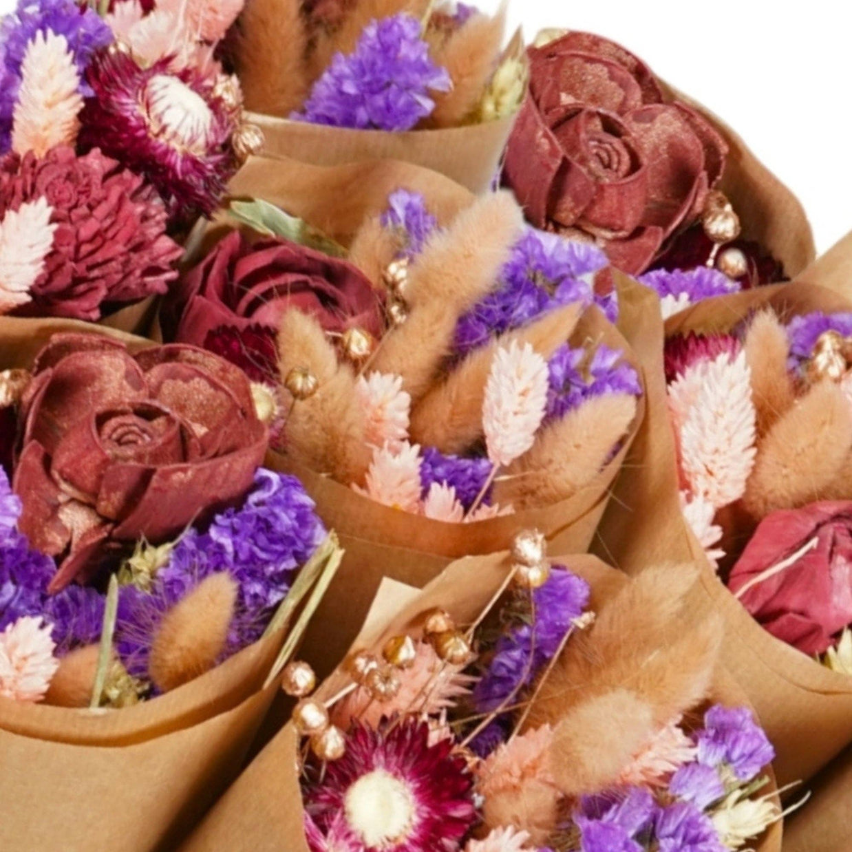 Fleurs séchées - Bouquet Bourgogne (04)