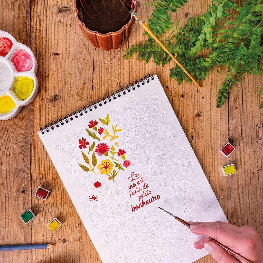 Coloring Book A4 - Petits bonheurs