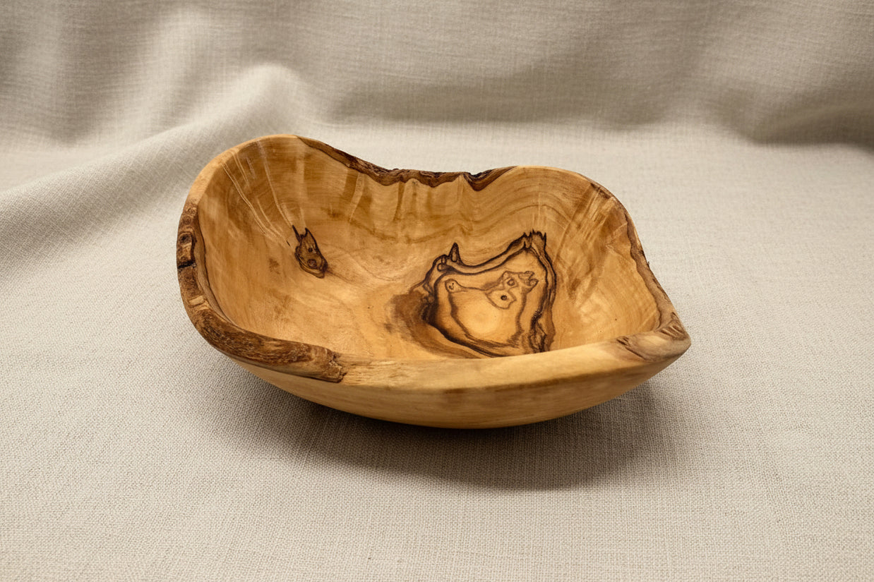 Mini Bol rustique en bois d'olivier