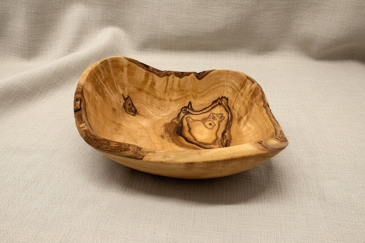 Mini Bol rustique en bois d'olivier