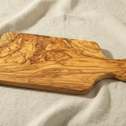 Planche en bois d'olivier