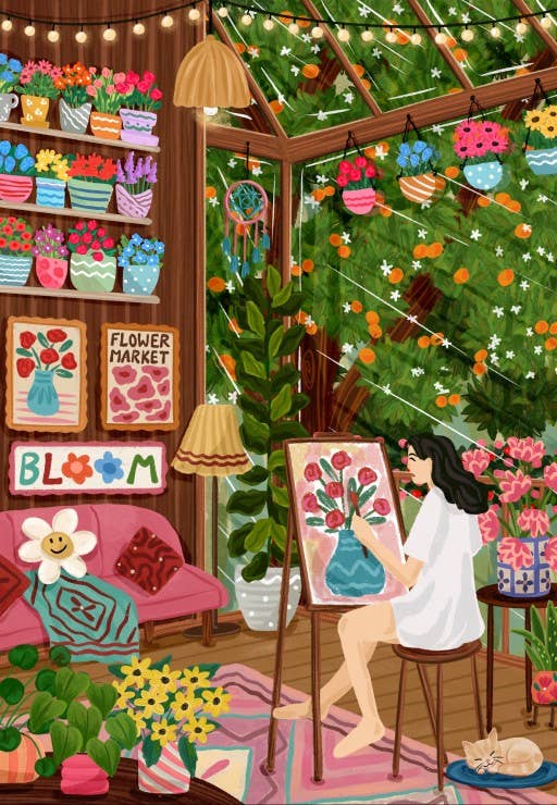 Puzzle 1000 Pièces • Cottage Confortable
