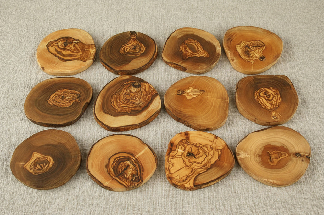 Sous-plat en bois d'olivier