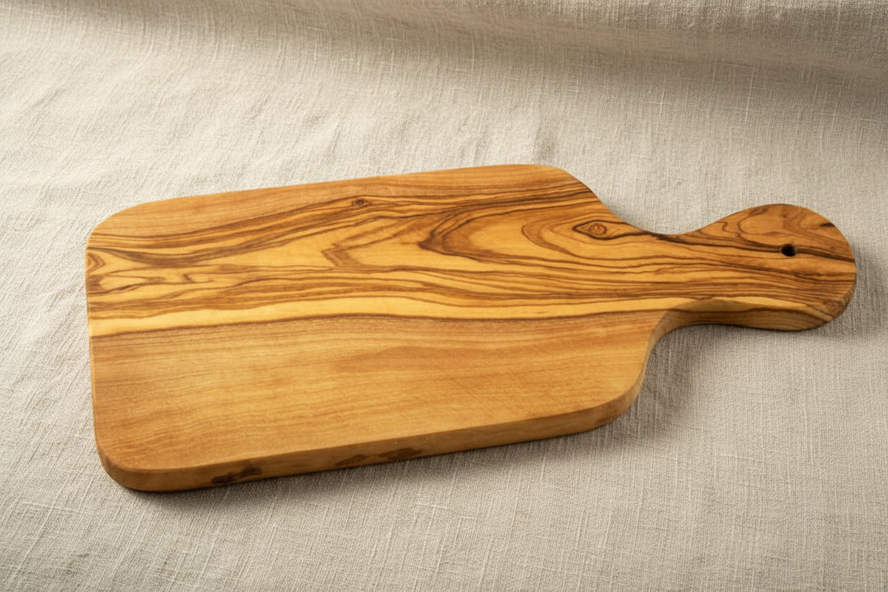 Planche en bois d'olivier