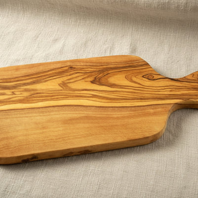 Planche en bois d'olivier