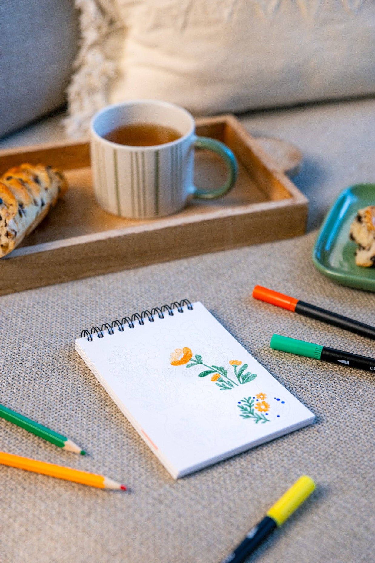 Coloring book A6 - Bloom