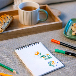 Coloring book A6 - Bloom