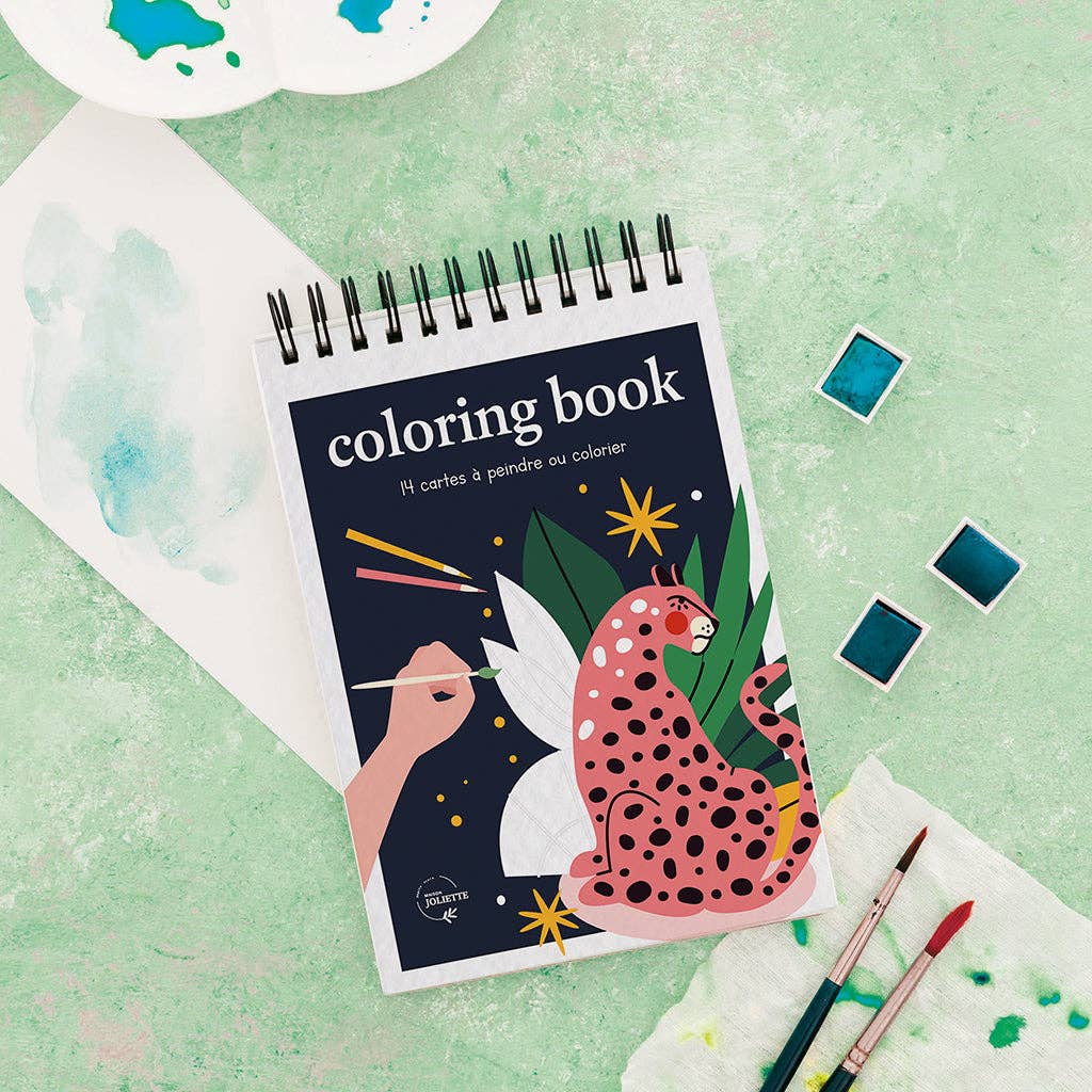 Coloring book A6 - Wild