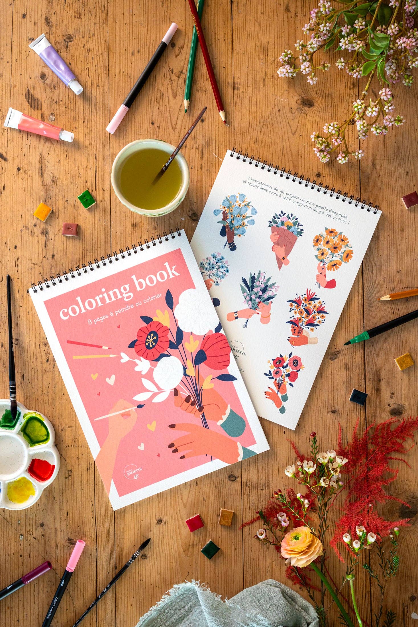 Coloring book A4 - Entre tes mains