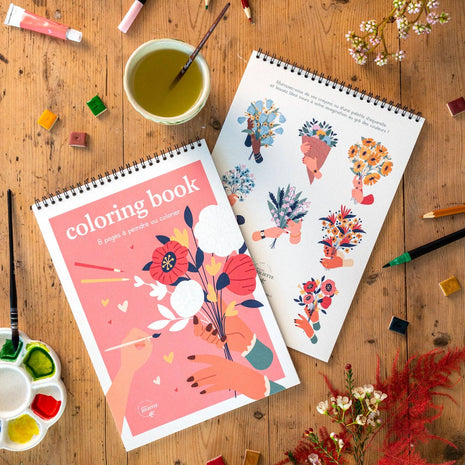 Carnet de coloriage A4 - Entre tes mains