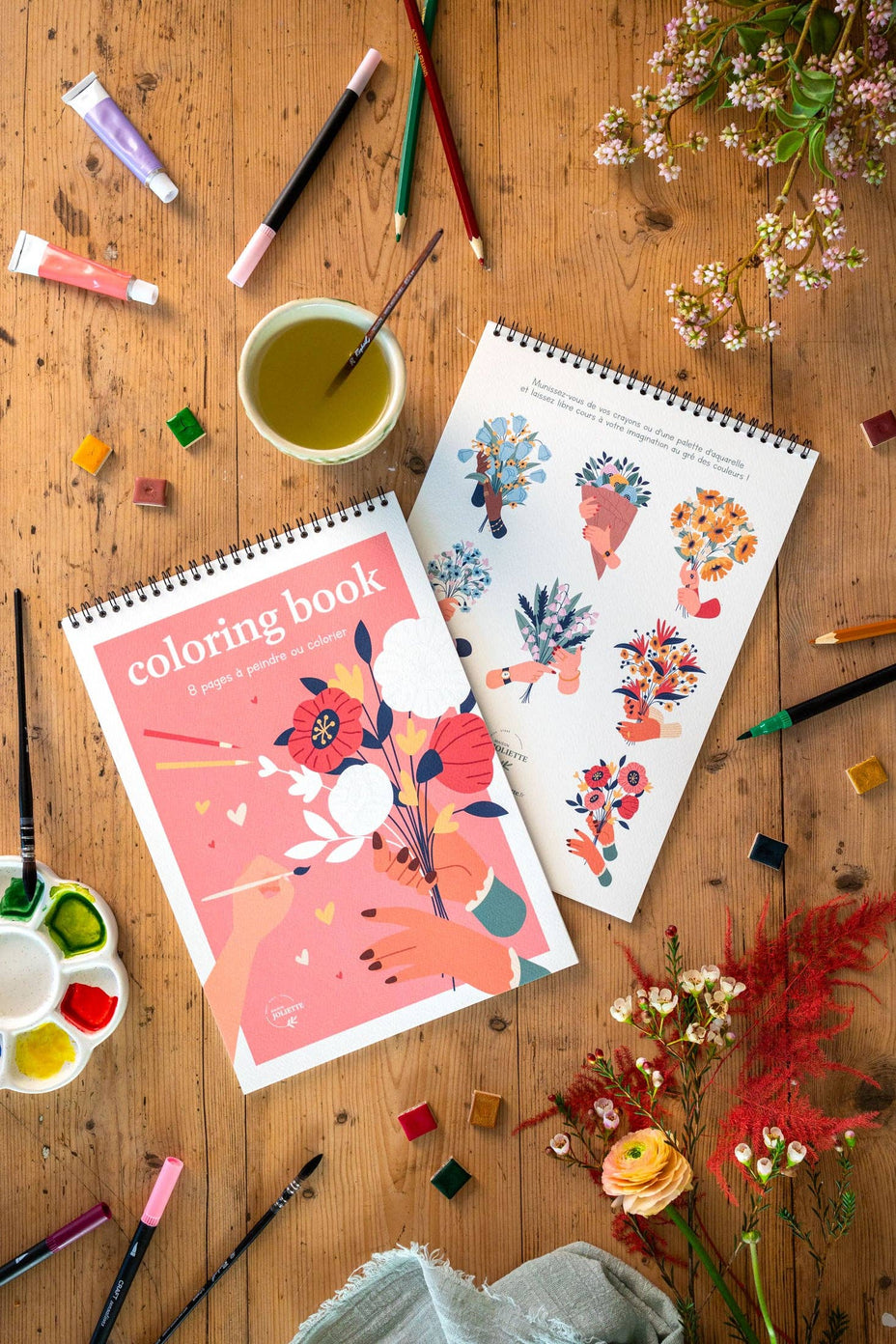 Coloring book A4 - Entre tes mains