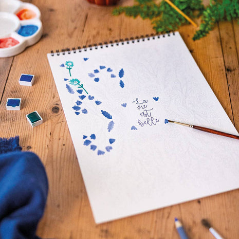 Carnet de coloriage A4 - Petits bonheurs