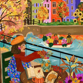 Puzzle 1000 Pièces • L'Automne à Amsterdam