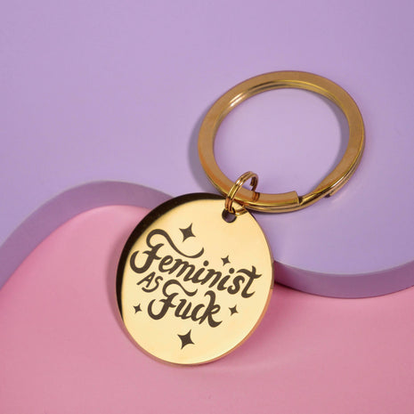Porte-Clé Feminist As Fuck