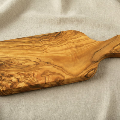 Planche en bois d'olivier