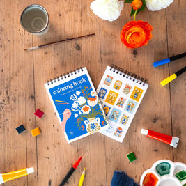 Coloring book A6 - Bloom