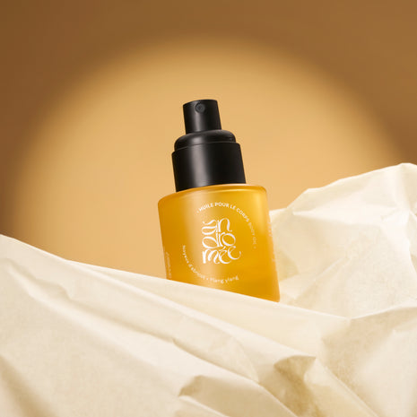Huile pour le corps - Noyaux d'abricot et Ylang Ylang - édition limitée