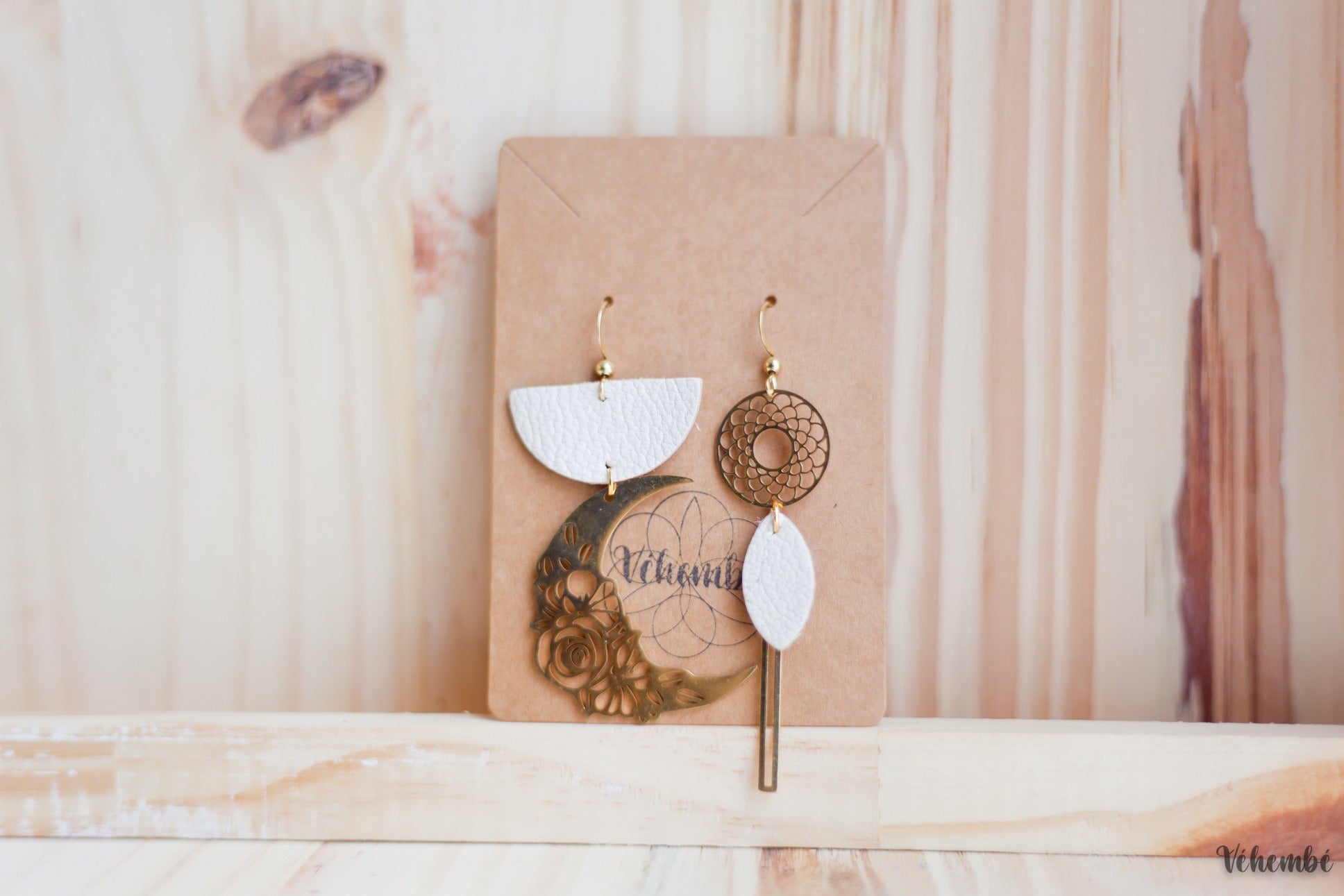 Atelier réaliser ses boucles d'oreilles en cuir upcyclé et acier inoxydable